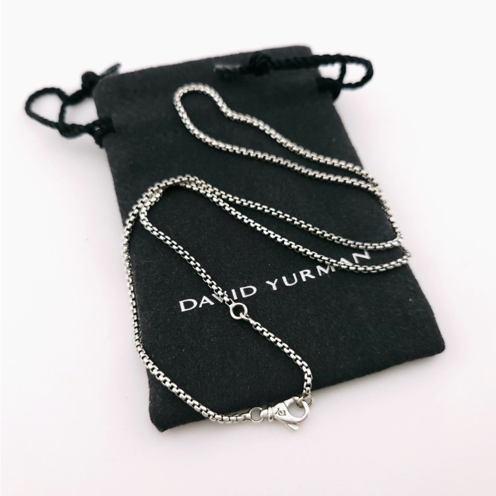 NWOT 16-17” David Yurman .925 Sterling Silver 1.75 MM Box Chain Necklace